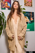 IT1389 Holes Pattern Oversized Cardigan - Adult & Kids T-Shirts, Sweatshirts & Hoodies apparel design preview 1