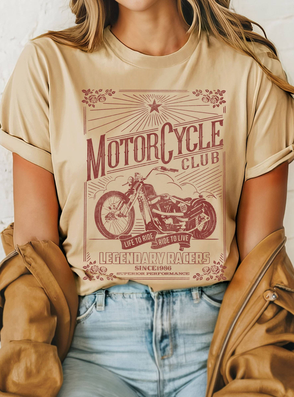 Motorcycle Club Graphic - Adult & Kids T-Shirts, Sweatshirts & Hoodies apparel design preview 1