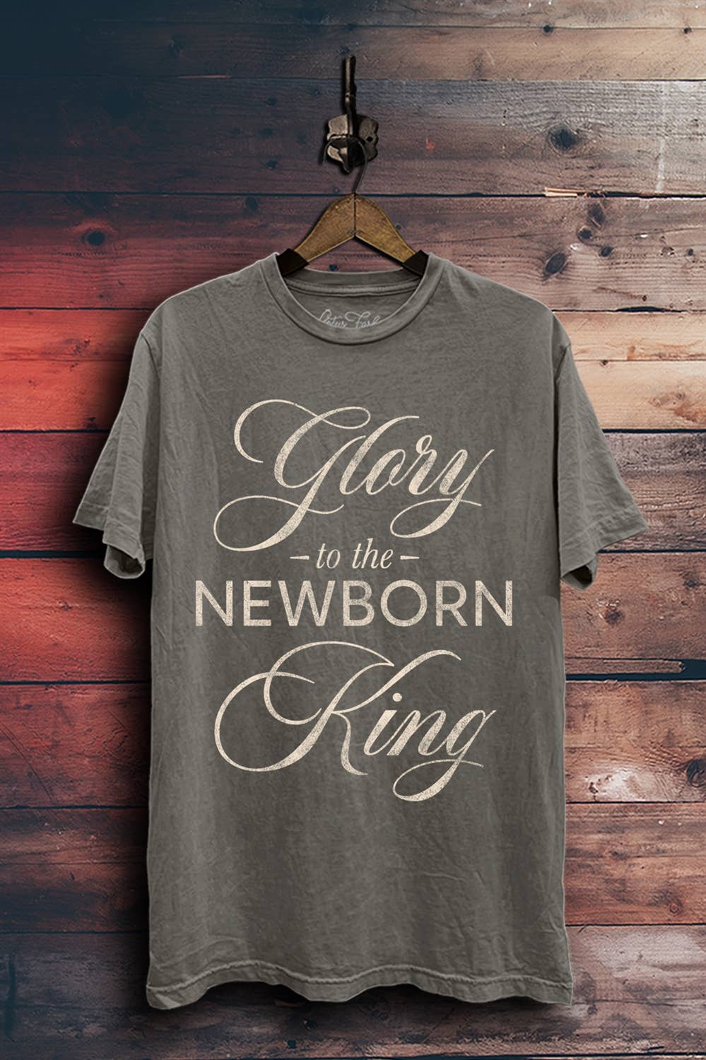 Glory To the Newborn King Graphic Top - Adult & Kids T-Shirts, Sweatshirts & Hoodies apparel design preview 1