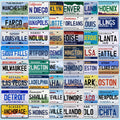 Personalized License Plate Sticker Decal, Custom City - Adult & Kids T-Shirts, Sweatshirts & Hoodies apparel design preview 1