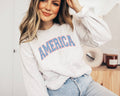 America College Block Crew Neck - Adult & Kids T-Shirts, Sweatshirts & Hoodies apparel design preview 1