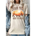 Roam Free Keep It Wild Women's Graphic - Adult & Kids T-Shirts, Sweatshirts & Hoodies apparel design preview 1