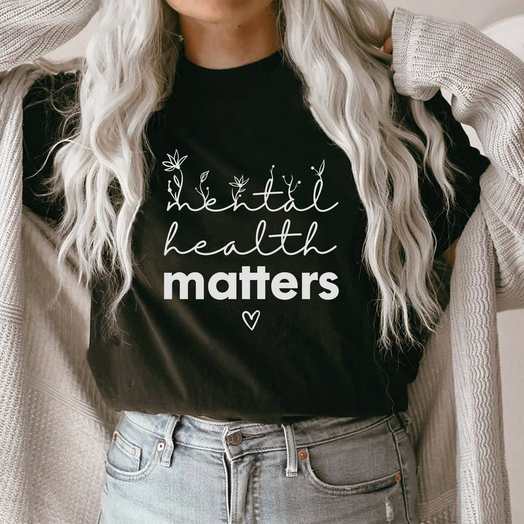Mental Health Matters - Adult & Kids T-Shirts, Sweatshirts & Hoodies apparel design preview 1