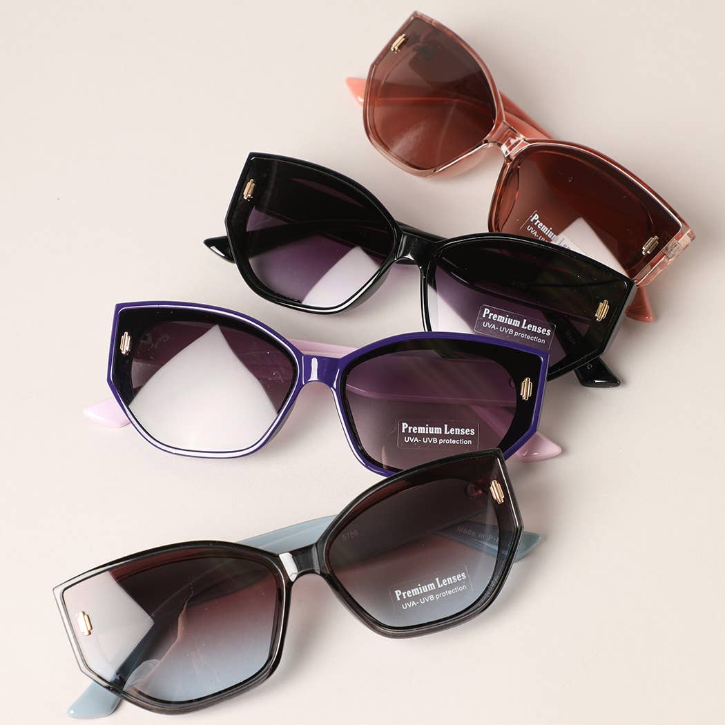 Cat Eye Metal Detailed Frame Sunglasses - Adult & Kids T-Shirts, Sweatshirts & Hoodies apparel design preview 1