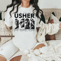 Usher World Tour Past Present Future Fan Merch - Adult & Kids T-Shirts, Sweatshirts & Hoodies apparel design preview 1