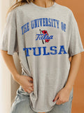 University of Tulsa Vintage Sport Ash Gray Thrifted - Adult & Kids T-Shirts, Sweatshirts & Hoodies apparel design preview 1