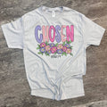 Chosen Floral On Silver - Adult & Kids T-Shirts, Sweatshirts & Hoodies apparel design preview 1