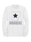 Arkansas State Outline Art Men's - Adult & Kids T-Shirts, Sweatshirts & Hoodies apparel design preview 1