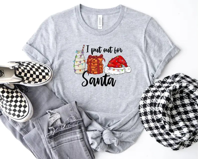 I Put Out For Santa - Adult & Kids T-Shirts, Sweatshirts & Hoodies apparel design preview 1