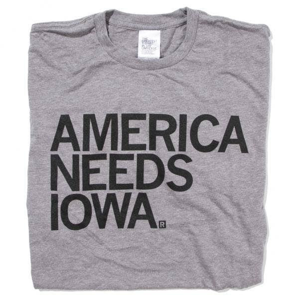 America Needs Iowa (R) - Adult & Kids T-Shirts, Sweatshirts & Hoodies apparel design preview 1