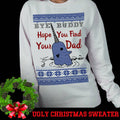 Bye Buddy Ugly Christmas Sweater Elf - Adult & Kids T-Shirts, Sweatshirts & Hoodies apparel design preview 1