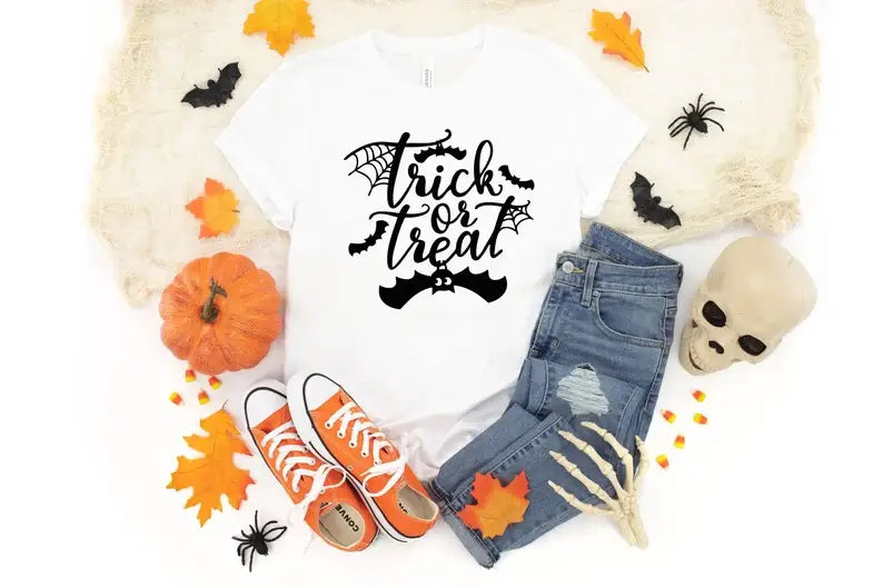 Trick or Treat - Adult & Kids T-Shirts, Sweatshirts & Hoodies apparel design preview 1