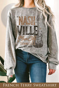 Nashville Music City Mineral Graphix Terry - Adult & Kids T-Shirts, Sweatshirts & Hoodies apparel design preview 1