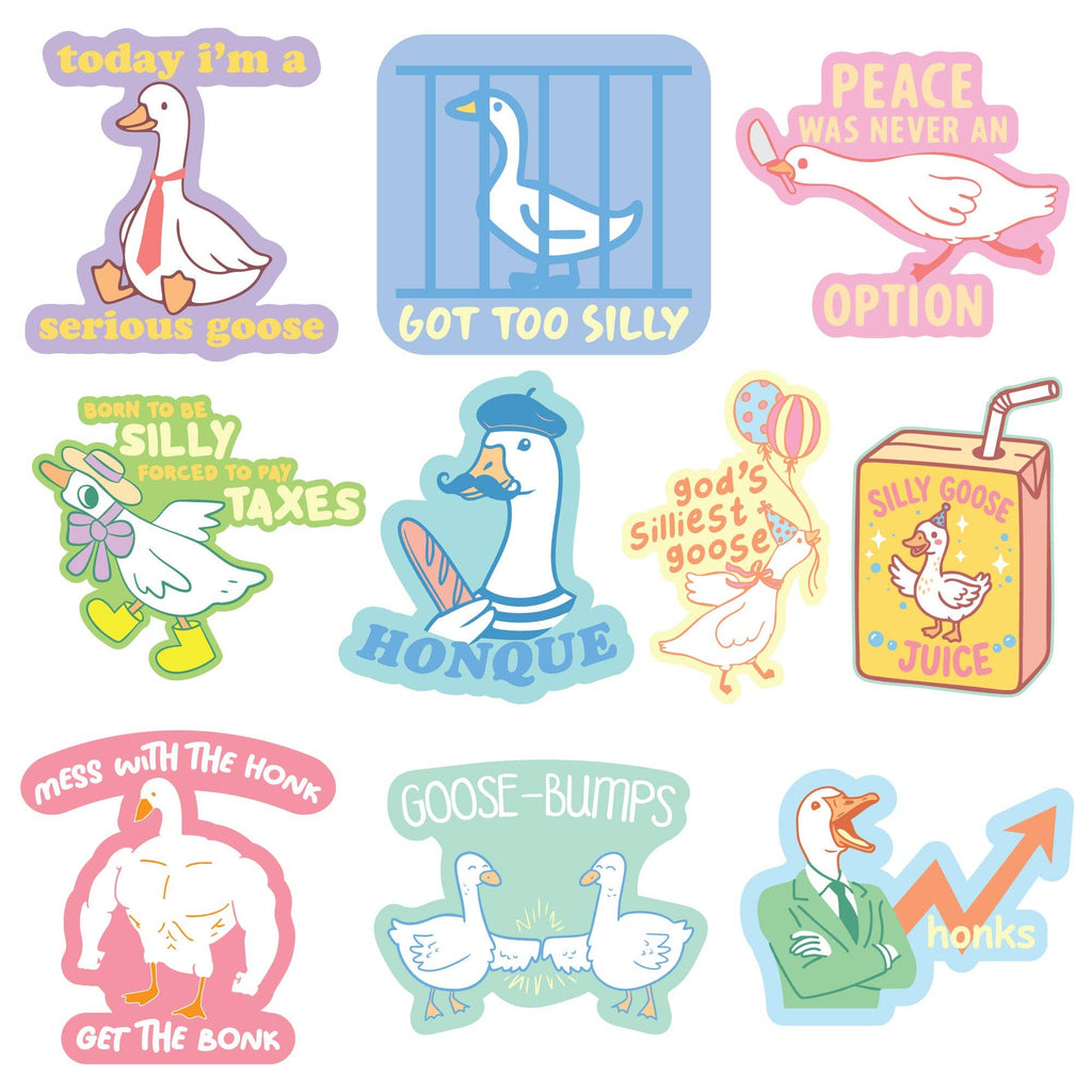Goose Stickers - Adult & Kids T-Shirts, Sweatshirts & Hoodies apparel design preview 1