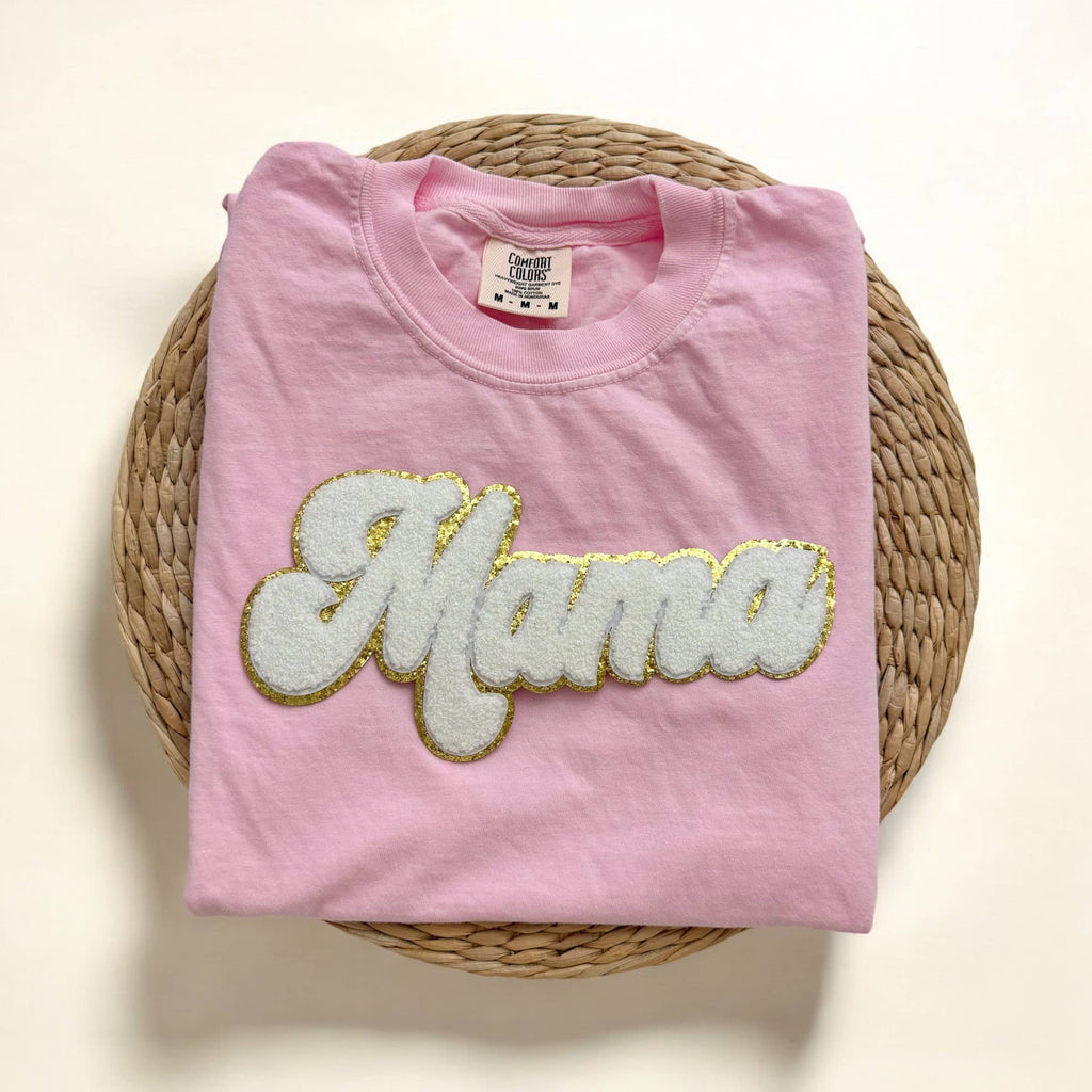 Chenille Comfort Colors Mama Mother'S Day Gifts - Adult & Kids T-Shirts, Sweatshirts & Hoodies apparel design preview 1