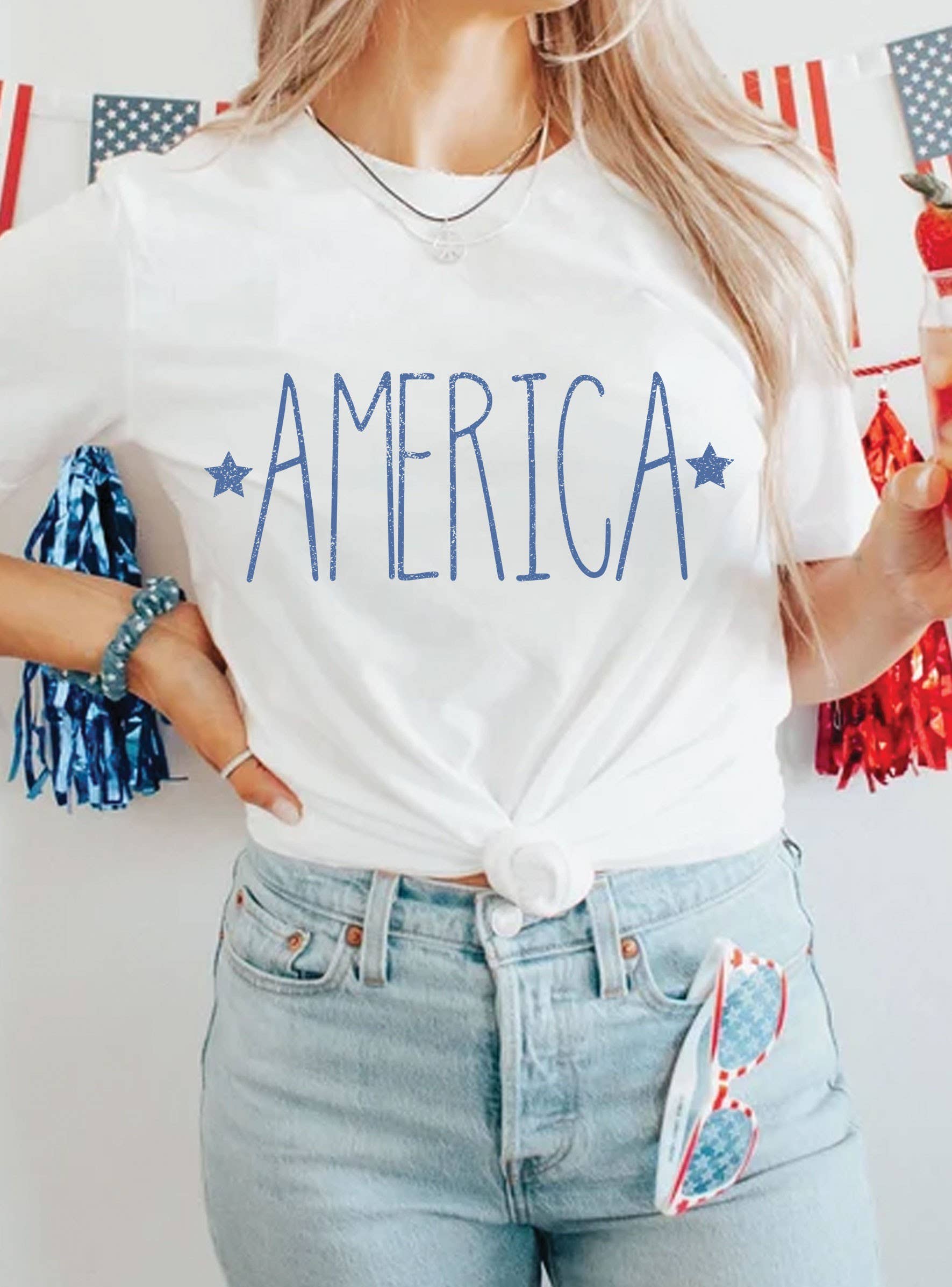 America Star Graphic - Adult & Kids T-Shirts, Sweatshirts & Hoodies apparel design preview 1