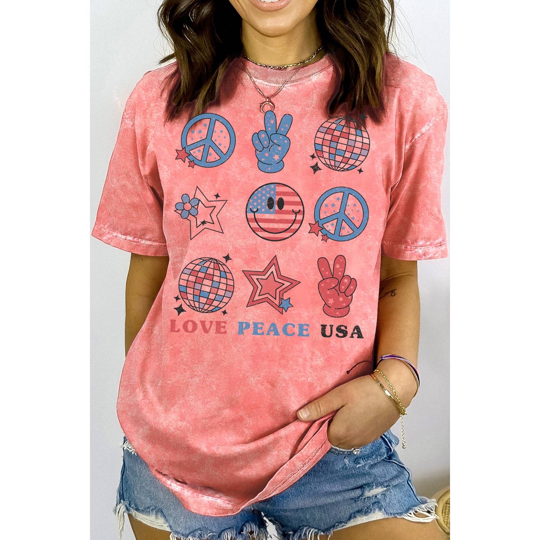Love Peace USA - Adult & Kids T-Shirts, Sweatshirts & Hoodies apparel design preview 1
