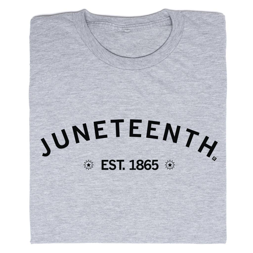 Juneteenth Curved - Adult & Kids T-Shirts, Sweatshirts & Hoodies apparel design preview 1