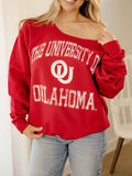 Ou Sooners Vintage Sport Red Flashdance - Adult & Kids T-Shirts, Sweatshirts & Hoodies apparel design preview 1
