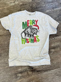 Merry Hissmas (with Possum) On Ash Gray - Adult & Kids T-Shirts, Sweatshirts & Hoodies apparel design preview 1