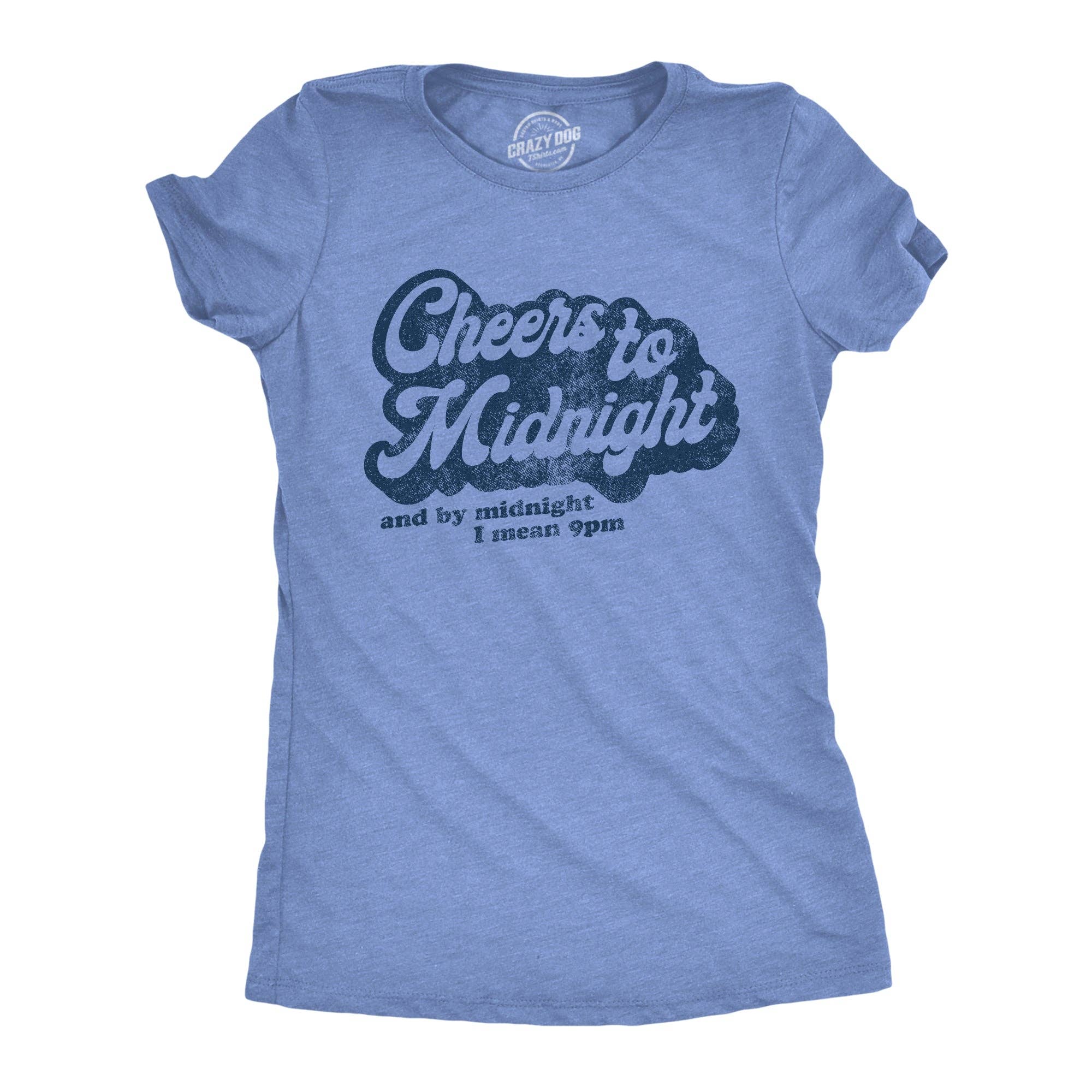 Cheers To Midnight Women's - Adult & Kids T-Shirts, Sweatshirts & Hoodies apparel design preview 1