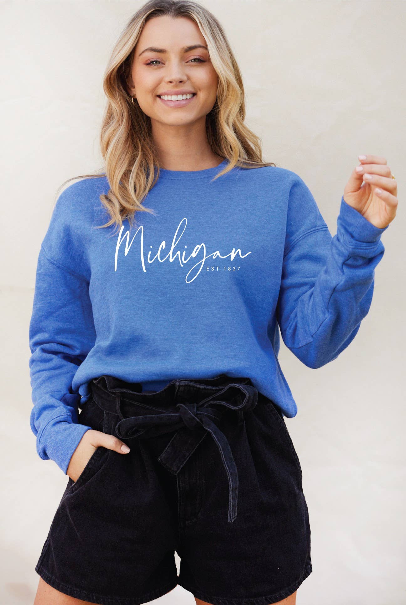 Michigan Est.1837 Graphic - Adult & Kids T-Shirts, Sweatshirts & Hoodies apparel design preview 1
