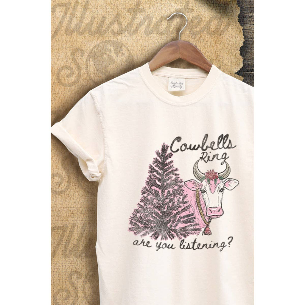 Cowbells Ring Valentine Graphic - Adult & Kids T-Shirts, Sweatshirts & Hoodies apparel design preview 1