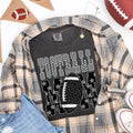Patterned Football Mom - Adult & Kids T-Shirts, Sweatshirts & Hoodies apparel design preview 1