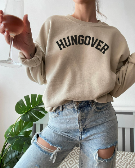 Hungover For Women Graphic, Funny - Adult & Kids T-Shirts, Sweatshirts & Hoodies apparel design preview 1