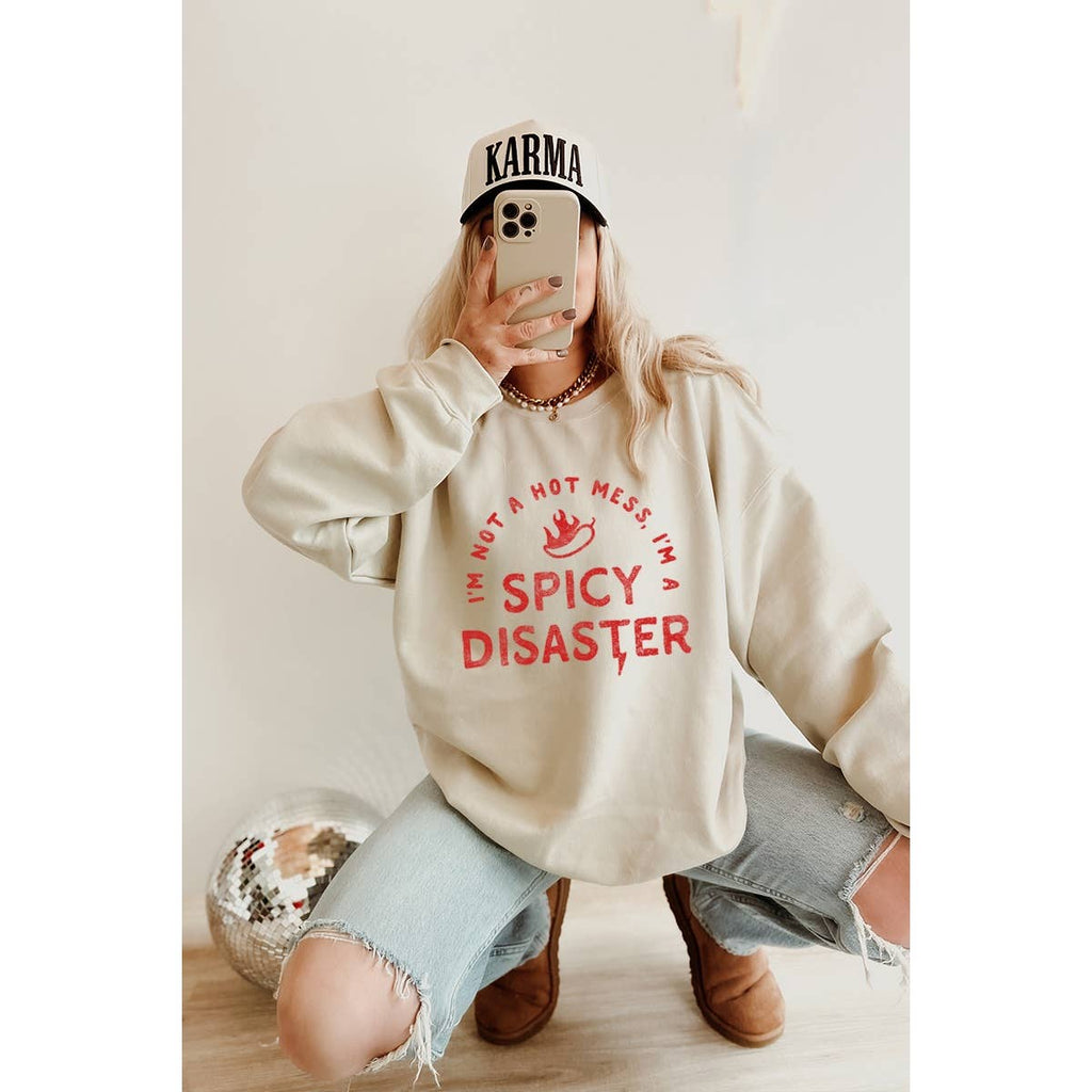 Spicy Disaster Vintage Graphic - Adult & Kids T-Shirts, Sweatshirts & Hoodies apparel design preview 1