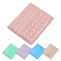 Vegan Leather Woven Braid Card Wallet Light Color - Adult & Kids T-Shirts, Sweatshirts & Hoodies apparel design preview 1