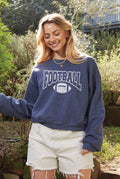 Football Mid Graphic - Adult & Kids T-Shirts, Sweatshirts & Hoodies apparel design preview 1