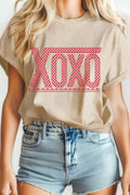 Xoxo Checkered Heart Mineral Graphic - Adult & Kids T-Shirts, Sweatshirts & Hoodies apparel design preview 1