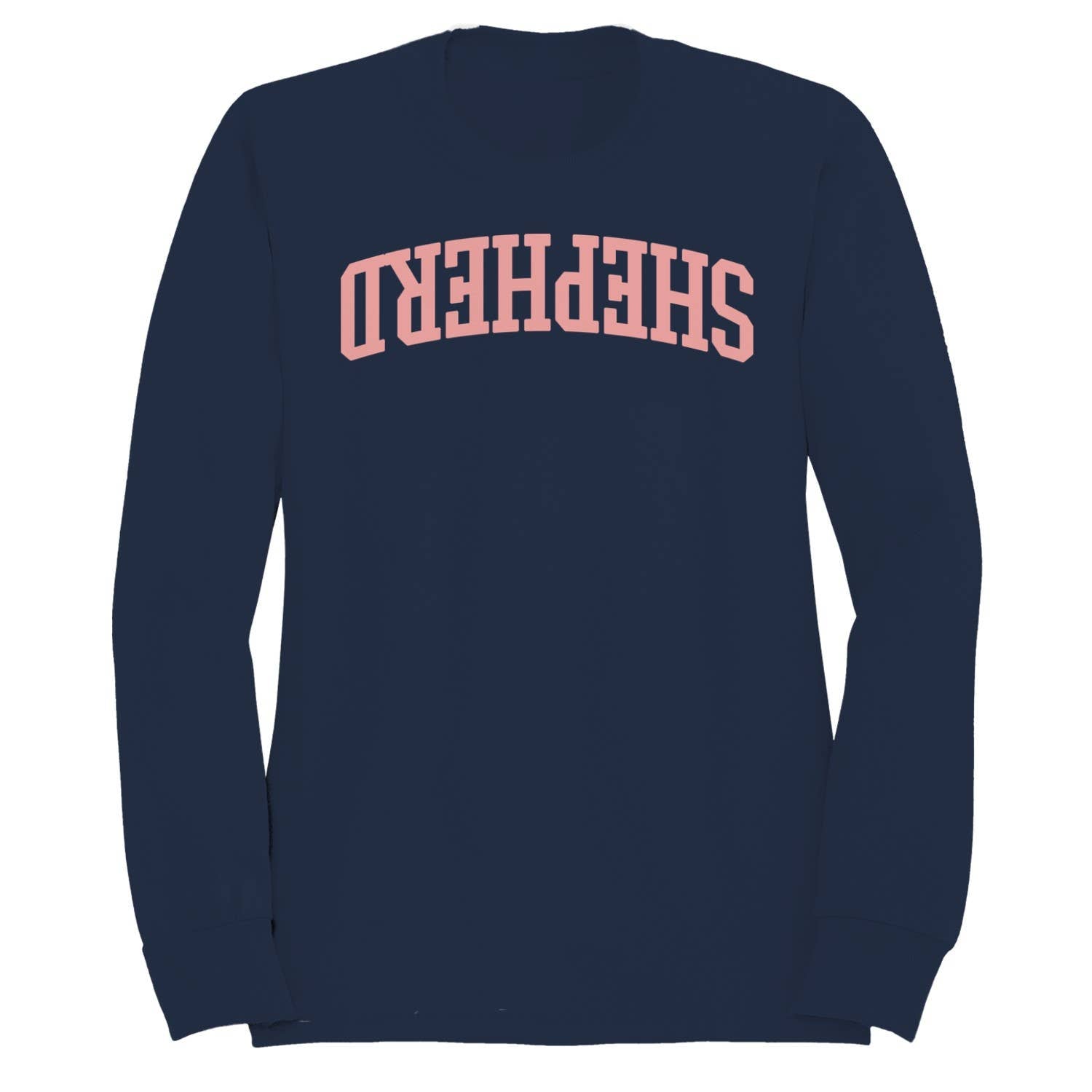 Shepherd Arched Pink Bold Text Men's - Adult & Kids T-Shirts, Sweatshirts & Hoodies apparel design preview 1