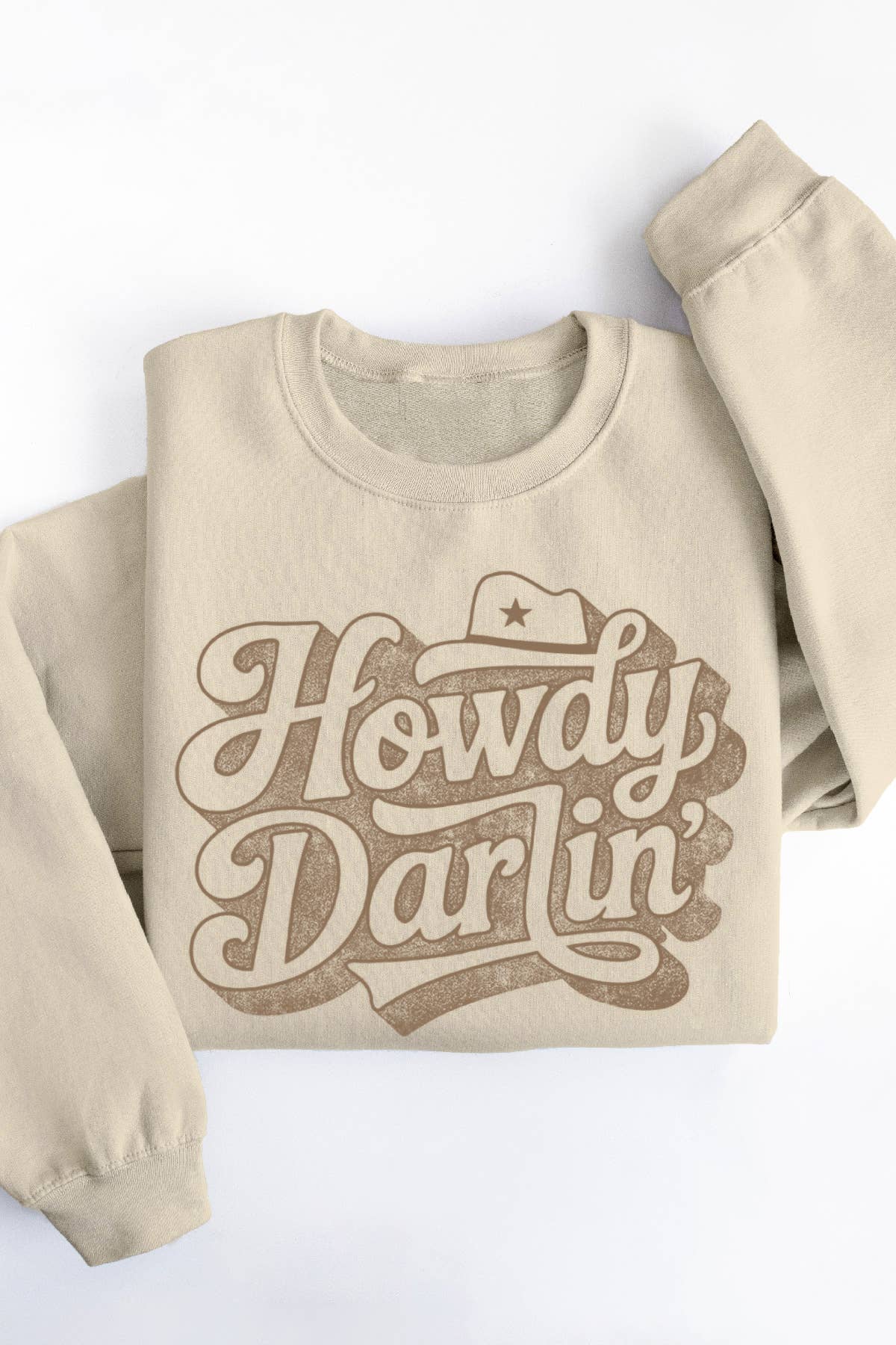 Women Howdy Graphic Print Solid Sweater - Adult & Kids T-Shirts, Sweatshirts & Hoodies apparel design preview 1
