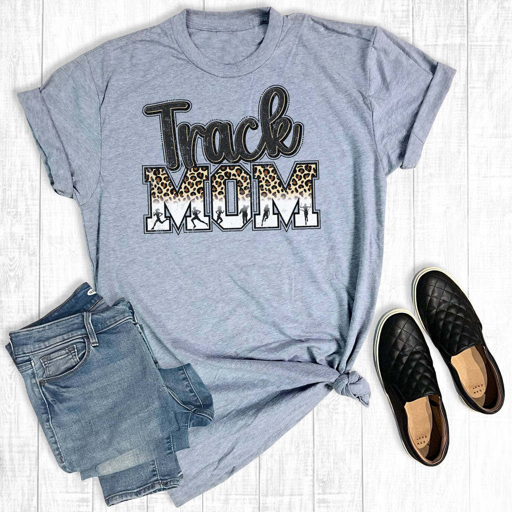 Leopard Track Mom - Adult & Kids T-Shirts, Sweatshirts & Hoodies apparel design preview 1