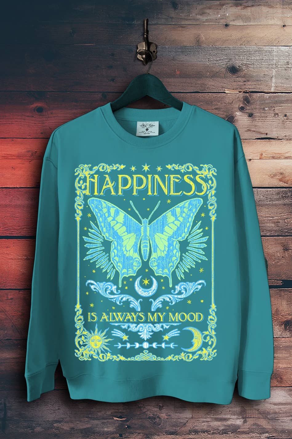 Happiness Is Always My Mood - Adult & Kids T-Shirts, Sweatshirts & Hoodies apparel design preview 1