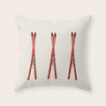 Vintage Skis Throw Pillow Gallery Image 6 - Adult & Kids T-Shirts, Sweatshirts & Hoodies apparel design preview 1