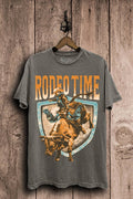 Rodeo Time Bull Ride Graphic Top - Adult & Kids T-Shirts, Sweatshirts & Hoodies apparel design preview 1