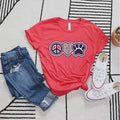Peace Love Dog Sale - Adult & Kids T-Shirts, Sweatshirts & Hoodies apparel design preview 1