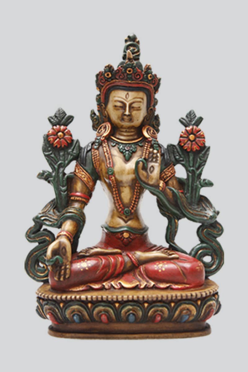 White Tara Resin Statue (CL-105) - Adult & Kids T-Shirts, Sweatshirts & Hoodies apparel design preview 1