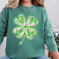 Watercolor Irish Lucky Charm Comfort Color - Adult & Kids T-Shirts, Sweatshirts & Hoodies apparel design preview 1