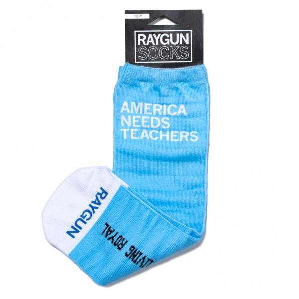 America Needs Teachers Socks - Adult & Kids T-Shirts, Sweatshirts & Hoodies apparel design preview 1