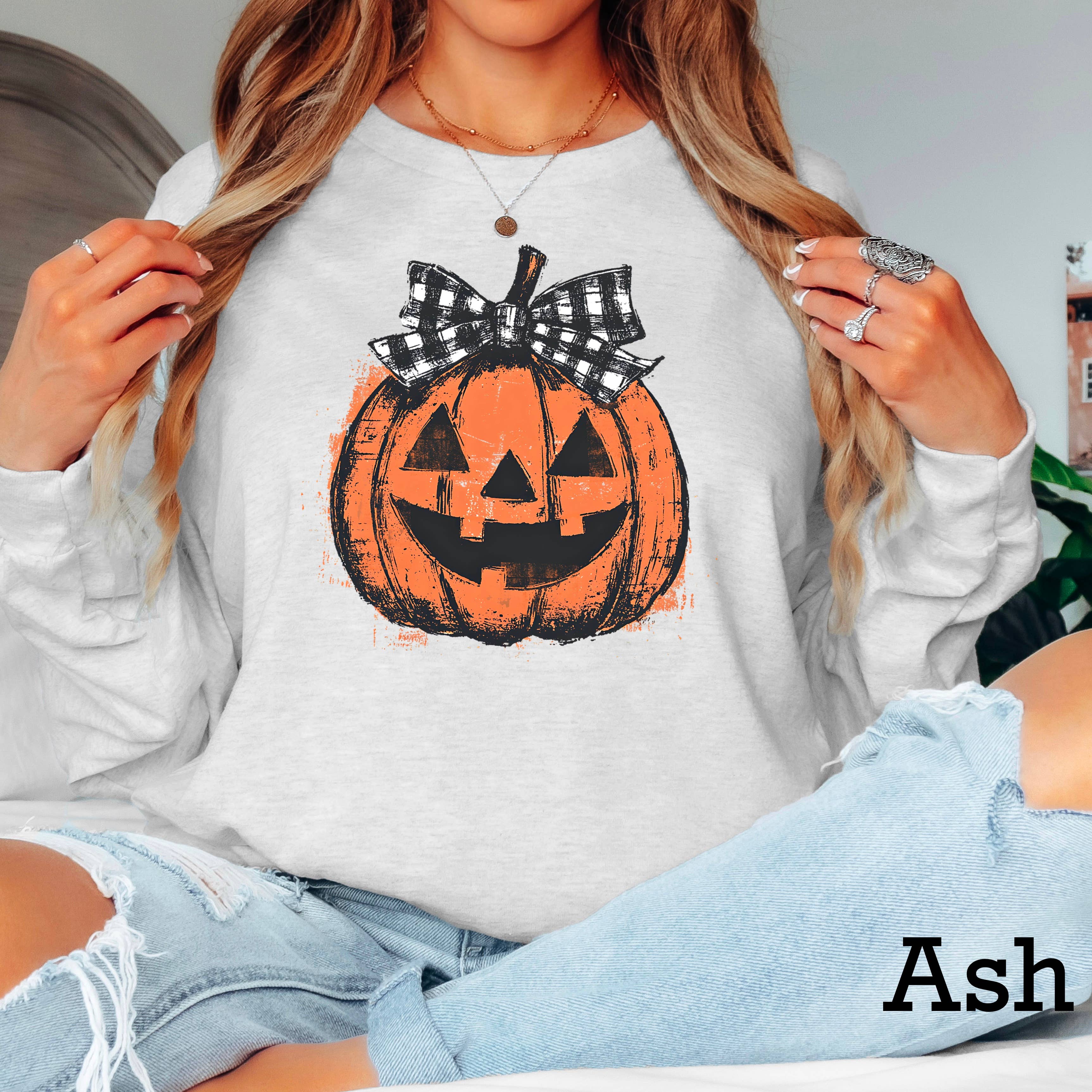 Halloween 2025 Pumpkin Gildan - Adult & Kids T-Shirts, Sweatshirts & Hoodies apparel design preview 1