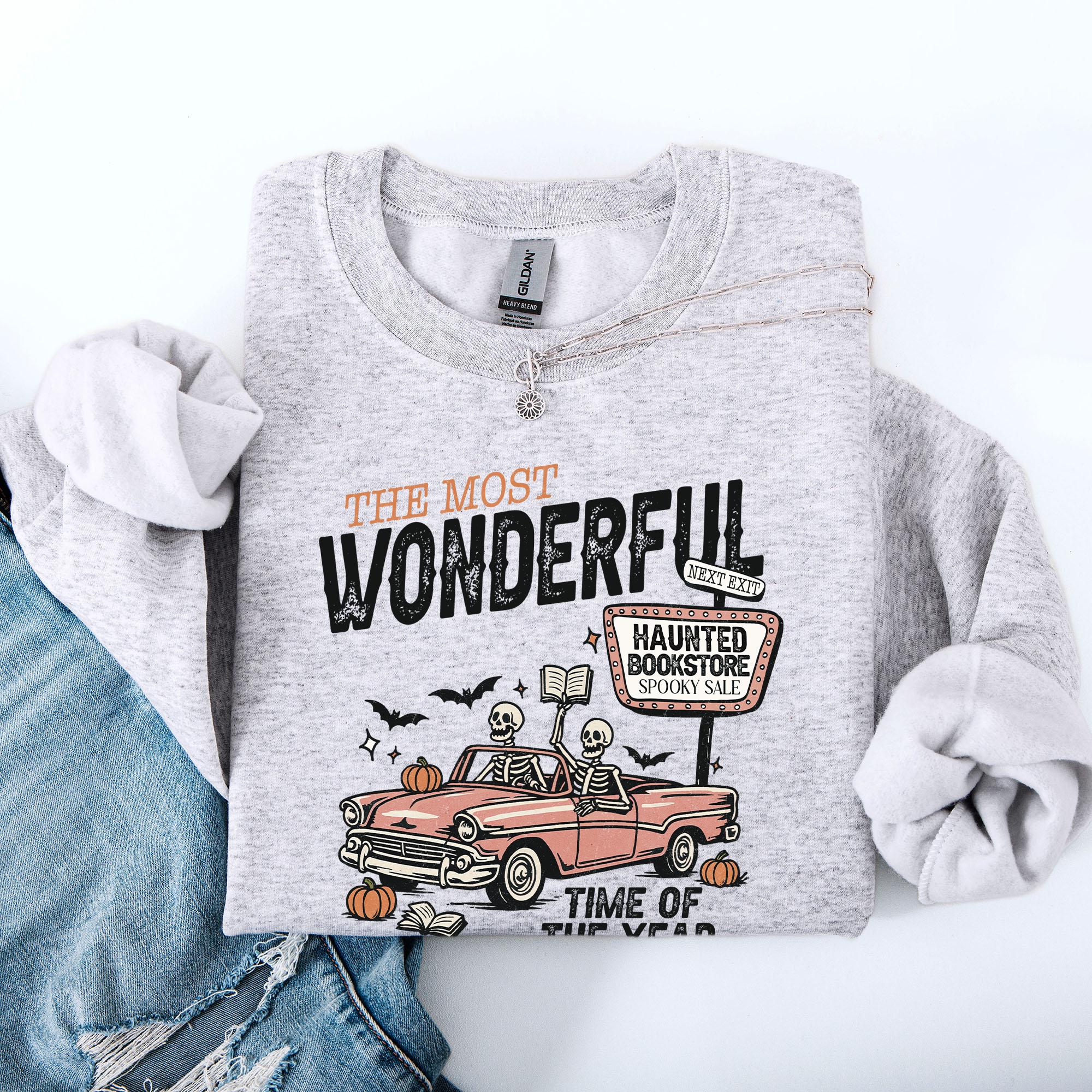 The Most Wonderful Time of Year, Library - Adult & Kids T-Shirts, Sweatshirts & Hoodies apparel design preview 1