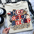 Retro Hey Batter Swing - Adult & Kids T-Shirts, Sweatshirts & Hoodies apparel design preview 1