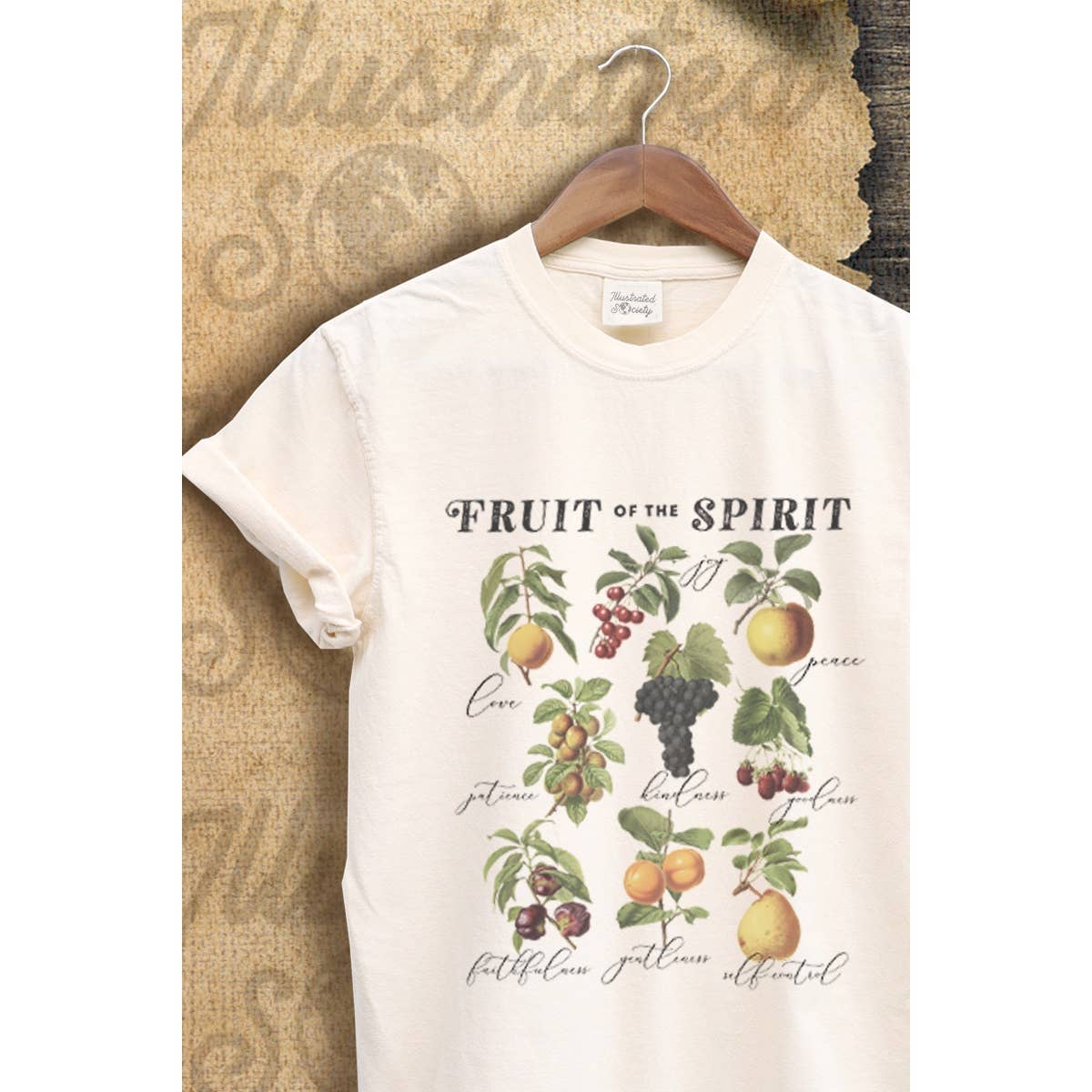Fruit of the Spirit Vintage Graphic - Adult & Kids T-Shirts, Sweatshirts & Hoodies apparel design preview 1