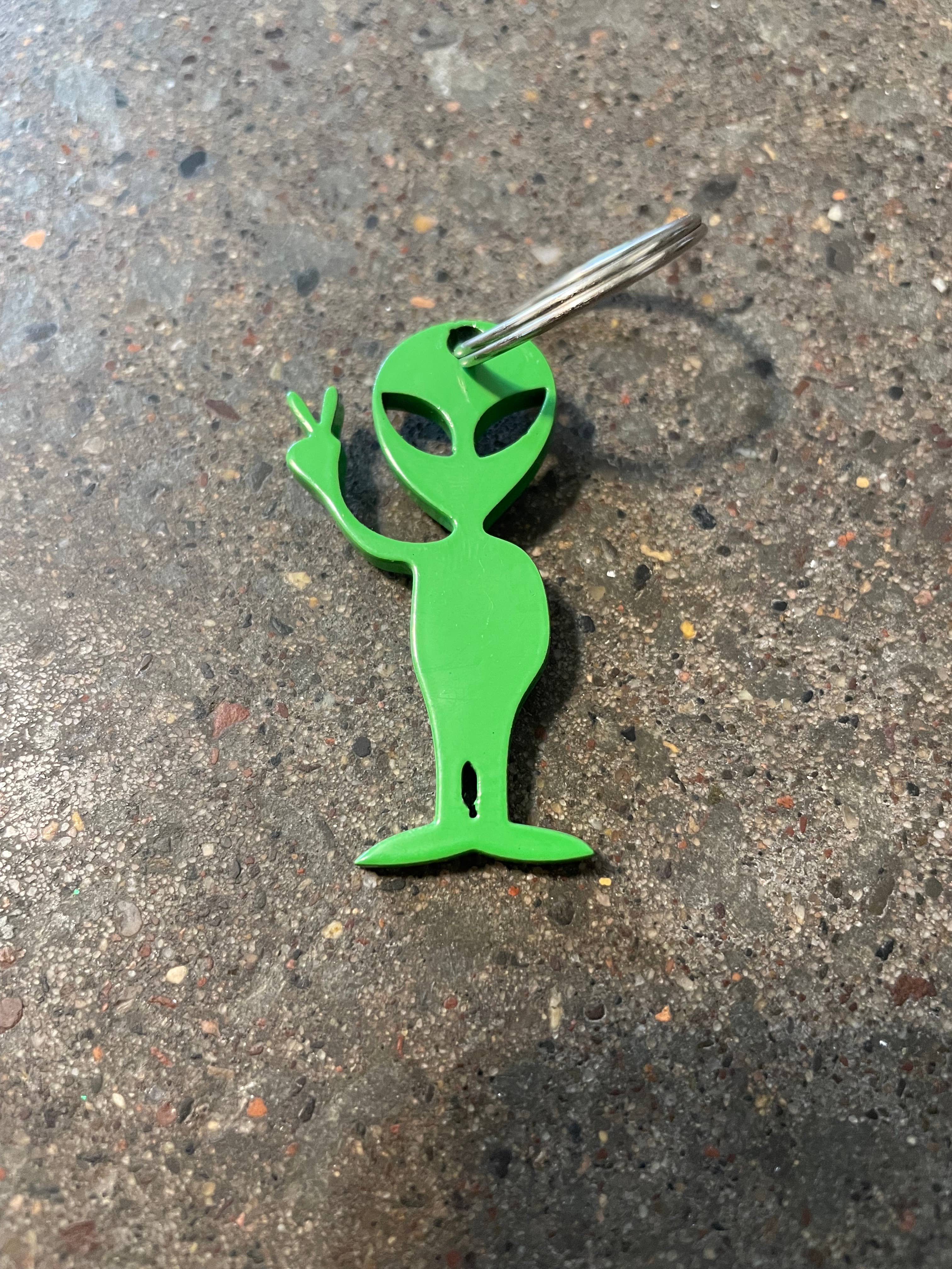 Heavy Duty Steel Alien Keychain By Squatchin' Country - Adult & Kids T-Shirts, Sweatshirts & Hoodies apparel design preview 1
