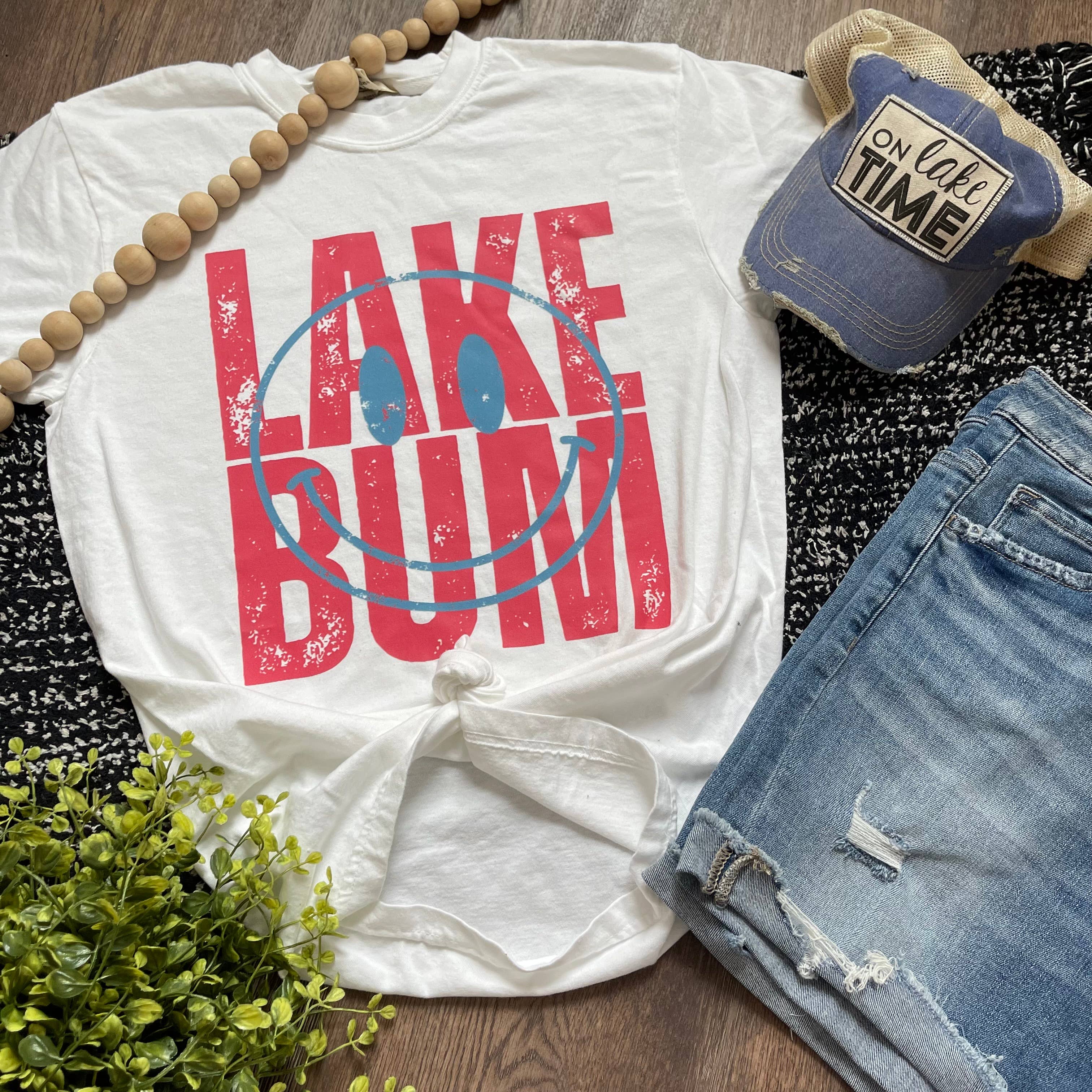 Pink Lake Bum - Adult & Kids T-Shirts, Sweatshirts & Hoodies apparel design preview 1