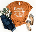 Pumpkin Obsessed Jesus Blessed - Adult & Kids T-Shirts, Sweatshirts & Hoodies apparel design preview 1